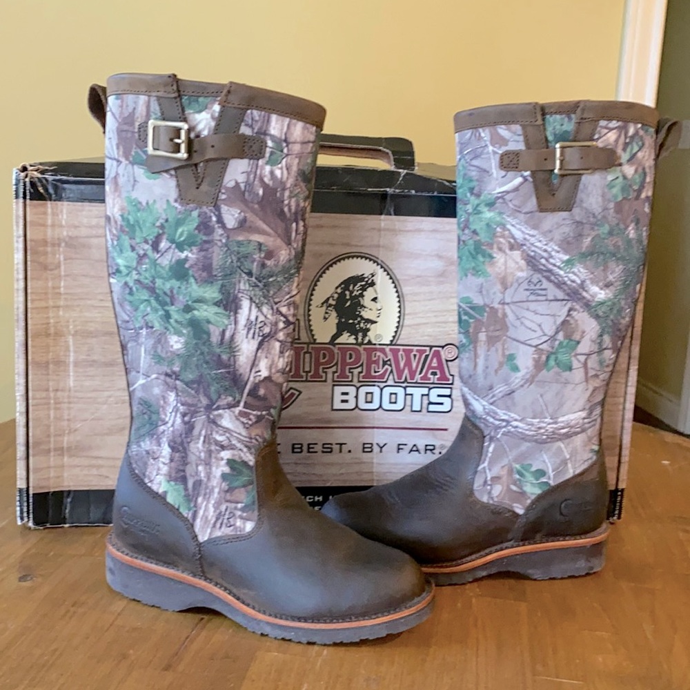 Chippewa Women’s Snake Boots- Camo 7.5